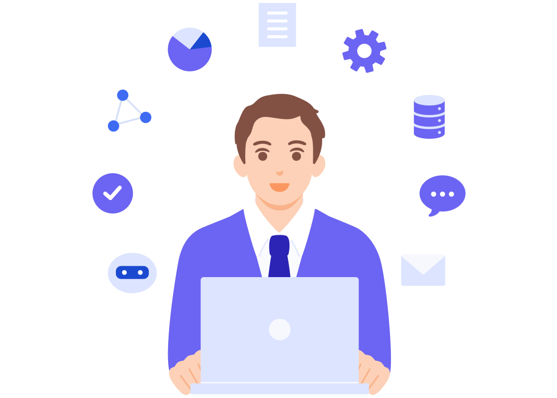 ID数無制限機能 — 組織全体のAI活用を示すダッシュボード