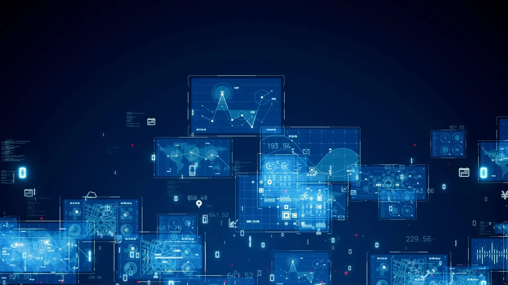 第三者認証・監査 — デジタルダッシュボードとデータ分析のイメージ